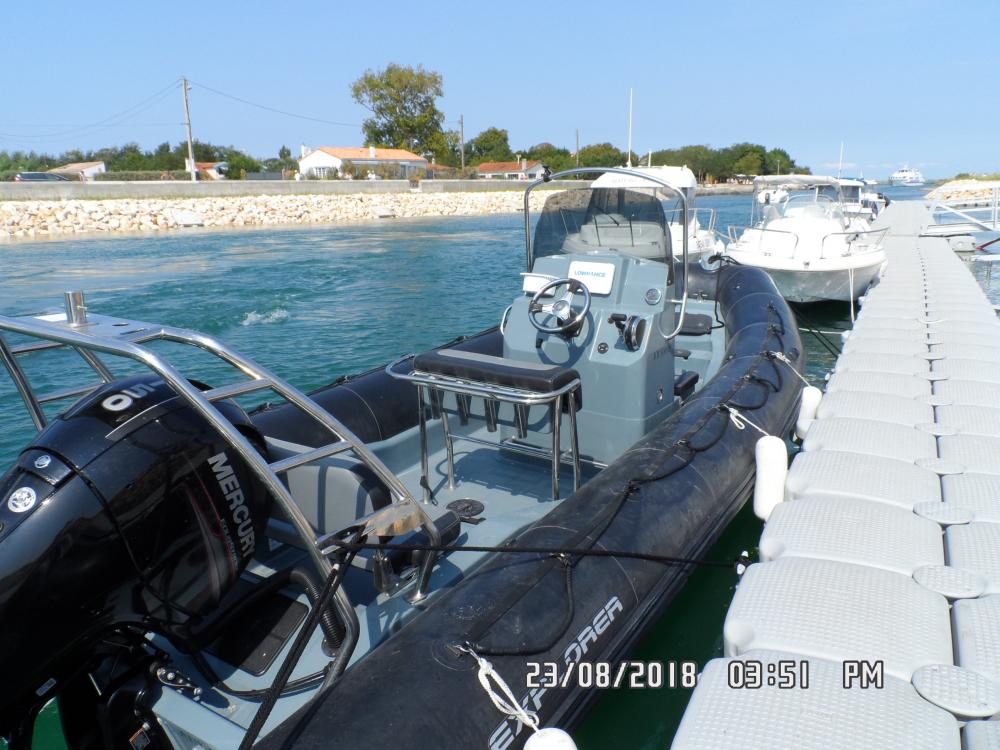 EXPLORER 690 MOTEUR MERCURY 150 CV 4T EFI, vente bateau occasion Oléron