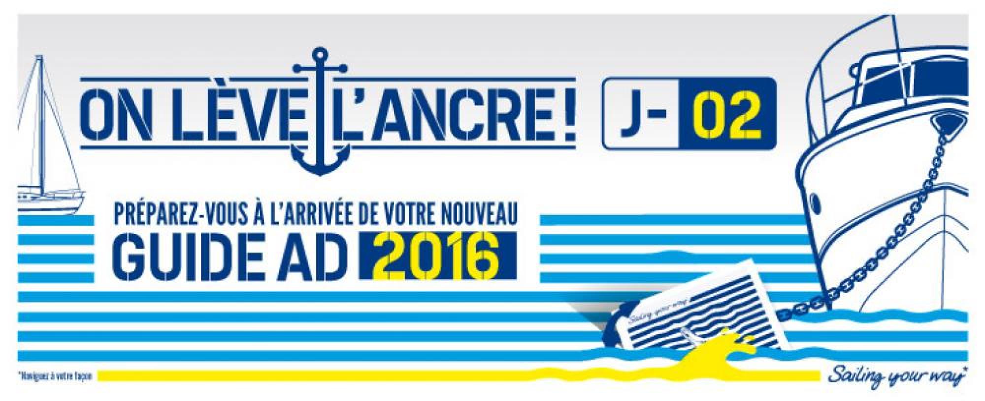 Arrivée du nouveau guide AD 2016 - Chantier Naval et Port à sec La Perrotine à Boyardville - Arrivée du nouveau guide AD 2016 (nouveaux rayons de notre magasin AD OLERON et bénéficiez d'une REMISE DE 10%) - Chantier Naval et Port à sec La Perrotine - Actualités du Chantier Naval et Port à sec La Perrotine Ile d'Oléron (Charente Maritime)